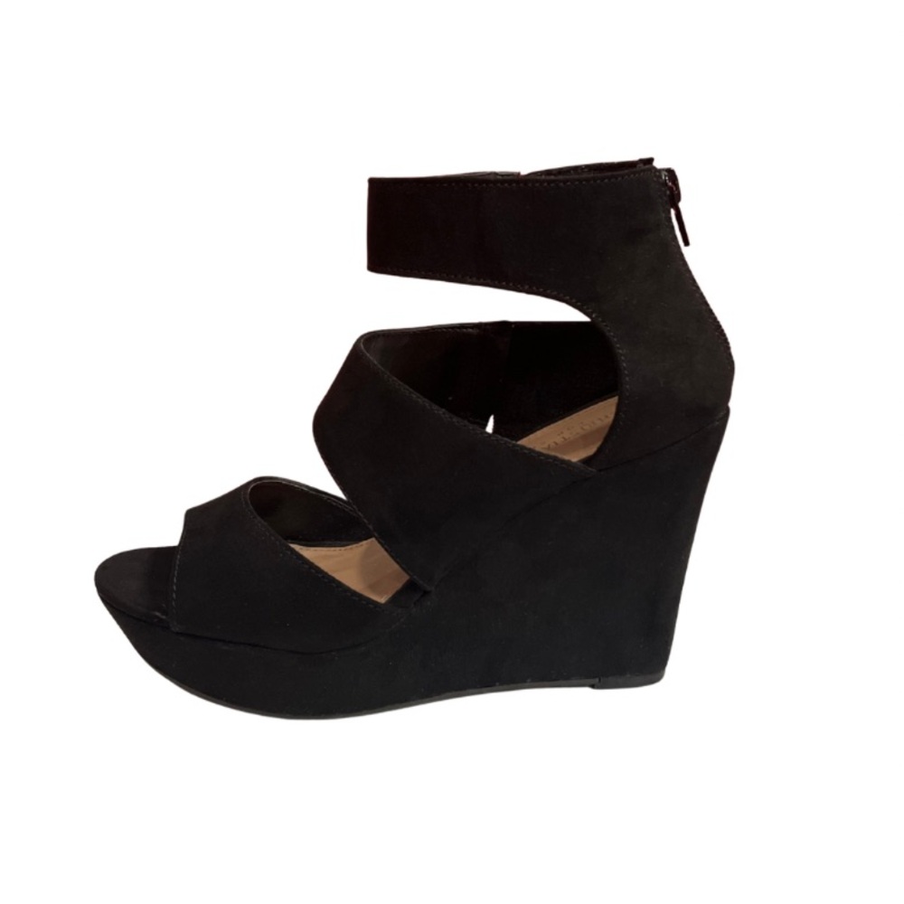 Christian Siriano || Black Ankle Boots w/back Zipper || Size: 7